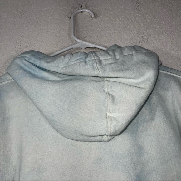 The Mountain unisex kitten selfie hoodie mint white tie dye Long sleeve hoodie - Picture 5 of 12